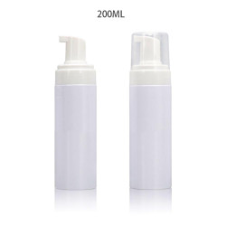 200ml PET Plastic Foamer Bottle With Foaming Pump dispenser for cleansing mousse packaging