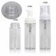 100ml/120ml/150/180ml/200ml PET Plastic Foamer Bottle With Foaming Pump dispenser for cleansing mousse packaging