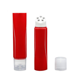 120ml 4oz Plastic Cosmetic Tube With Roller Ball for massage cream and slimming cream Packaging