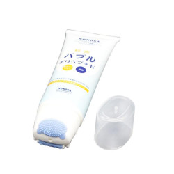 120ml 4oz Plastic Silicone Brush oval Shape Facial  Massage Tube for Face Wash Cleanser Packaging