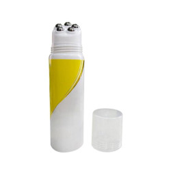 120ml 4oz 5 roller balls cosmetic Massage Tube 50mm with overcap Packaging
