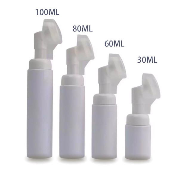 80ml PET Plastic Foamer Bottle With Foaming Pump dispenser for cleansing mousse packaging