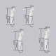 60ml 2oz PET Plastic Foamer Bottle With Foaming Pump dispenser for cleansing mousse packaging