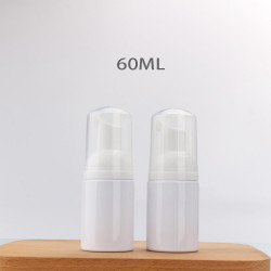 60ml 2oz PET Plastic Foamer Bottle With Foaming Pump dispenser for cleansing mousse packaging