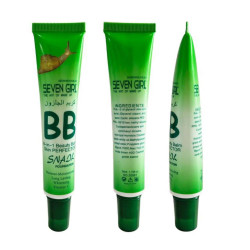 35ml PE Plastic BB cream make up Tube with Needle Nose Tip for Cosmetic Packaging