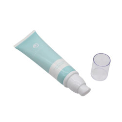 60ml 2oz Plastic Cosmetic Airless Pump Tube for makeup cosmetic Packaging