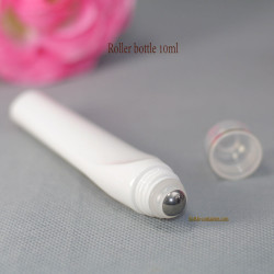 10ml Roll on Top high class Plastic Bottle with Stainless steel 304 roller Ball with screw Cap