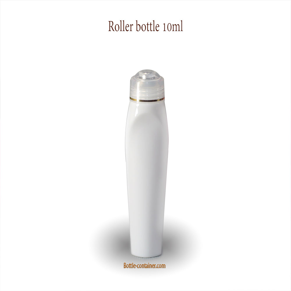 10ml Roll on Top high class Plastic Bottle with Stainless steel roller Ball