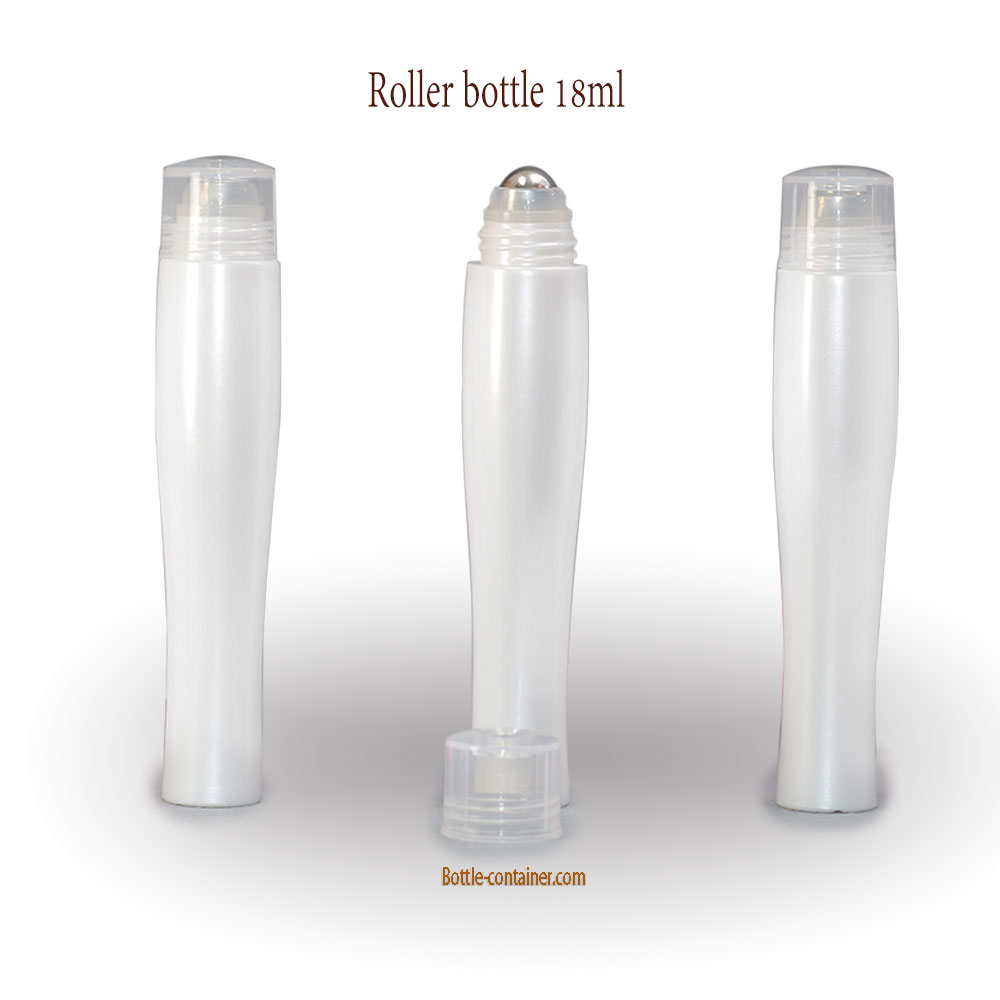 18ml Roll On Bottles with stainless steel roller ball and cap
