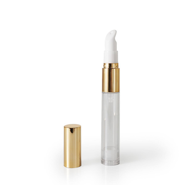 Wholesale Skincare Packaging Solution: 12ml Eye Cream Bottle with Airless Pump and Spatula Applicator