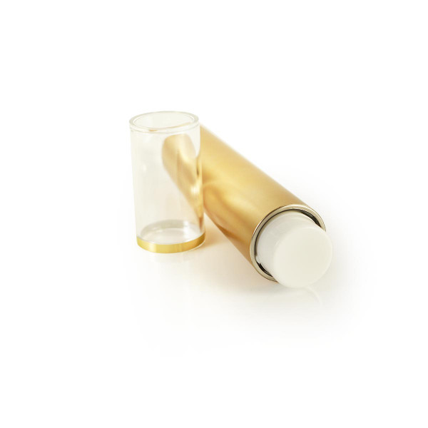 Manufacturer Exclusive: Airless Pump 15ml Red Eye Cream Bottle with Roll-On Ball Application for Skincare Products