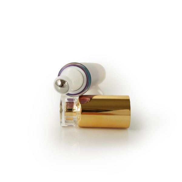 Bulk Buy Offer: 15ml Gradient Color Decor Eye Cream Bottle with Airless Pump and Roll-On Ball Application