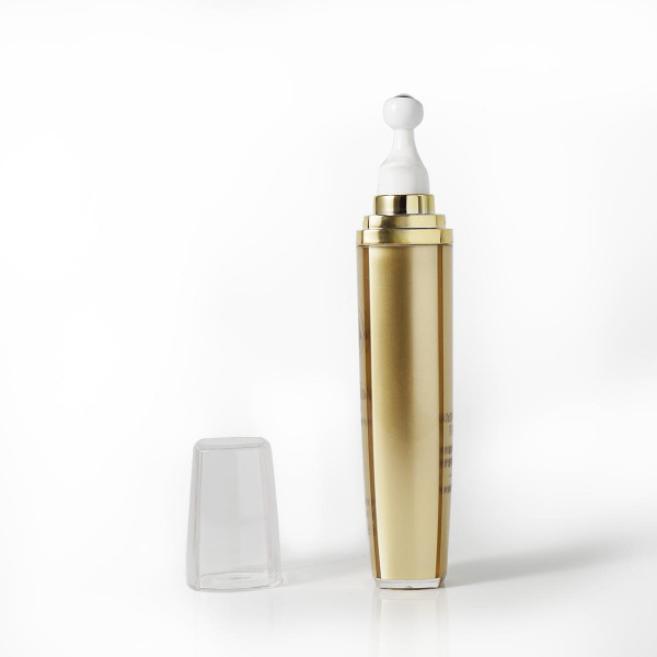 Airless Pump 25ml Eye Cream Bottle with Roll-On Ball Application for Serum Cosmetic Packaging
