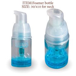 Clear PET Plastic Foamer Bottle 50ml With Foaming Hand Soup Dispenser